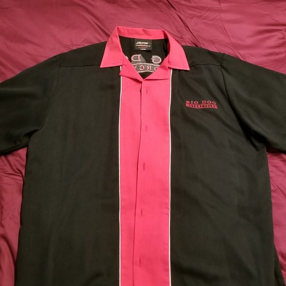 Men's Big Dog Premium Short Sleeve Vintage Large Shirt